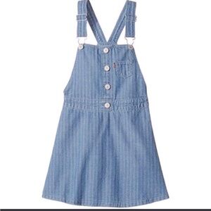 Levis Overalls Denim Flare Jumper Dress